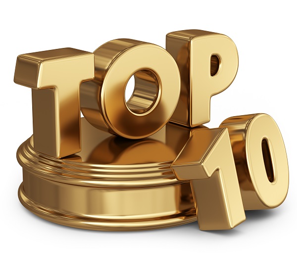 Gold award reading Top 10